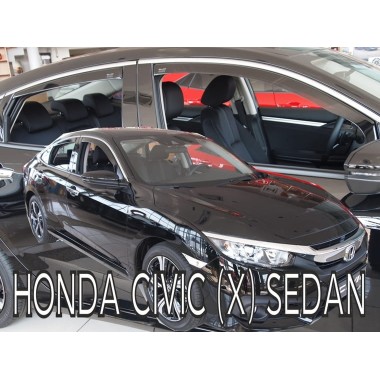 Дефлекторы боковых окон Team Heko для Honda Civic X Sedan (2017-) бренд – Team HEKO главное фото